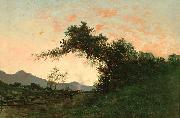Jules Tavernier Marin Sunset in Back of Petaluma by Jules Tavernier Sweden oil painting artist